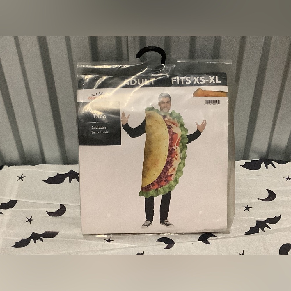 Adult Taco Costume Tunic - Yellow & Green Taco Party Outfit